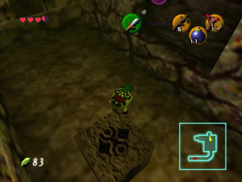 You can optionally grab another Gold Skulltula to the right