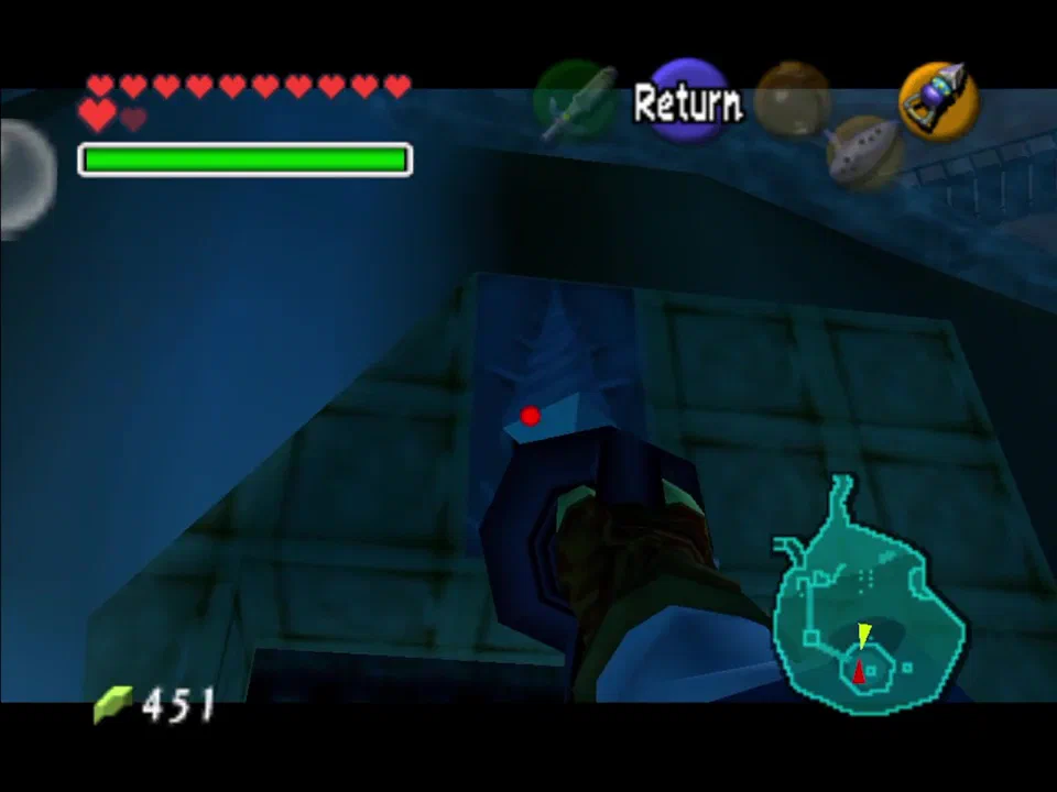Open the Water Temple with your Hookshot